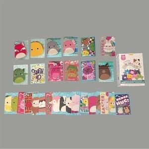 Colorful Squishmallows Trading Cards Collection